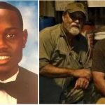 Ahmaud Arbery (Left) Gunned Down by a White Vigilante Father snd Son on the Right